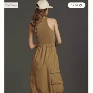 Daily Practice by Anthropologie Be Bold Racerback Twofer Dress